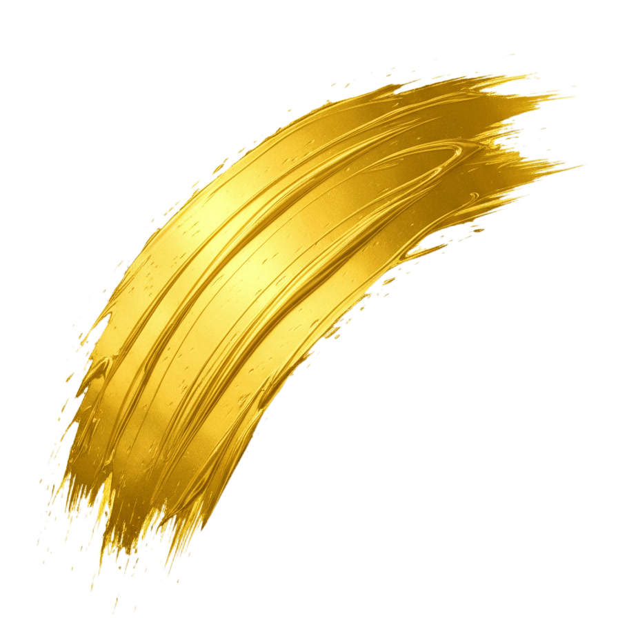 Gold Brush Stroke PNG