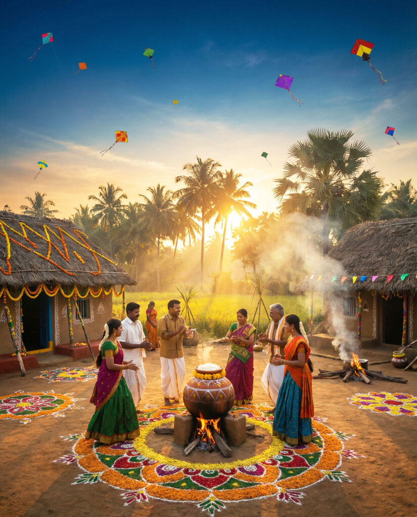 Pongal celebration background