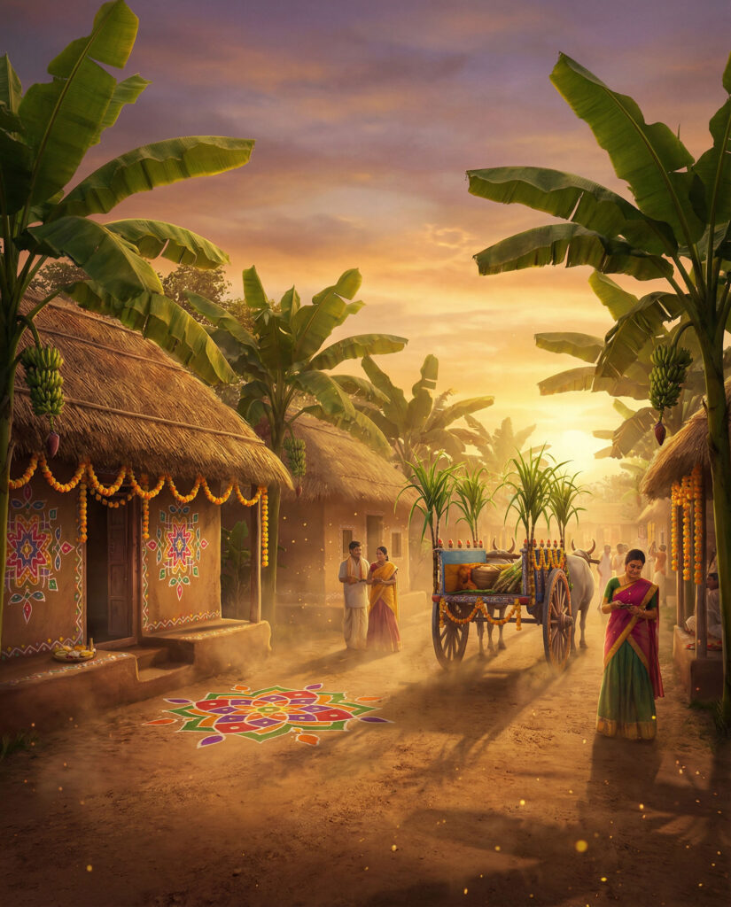 Traditional Pongal Background