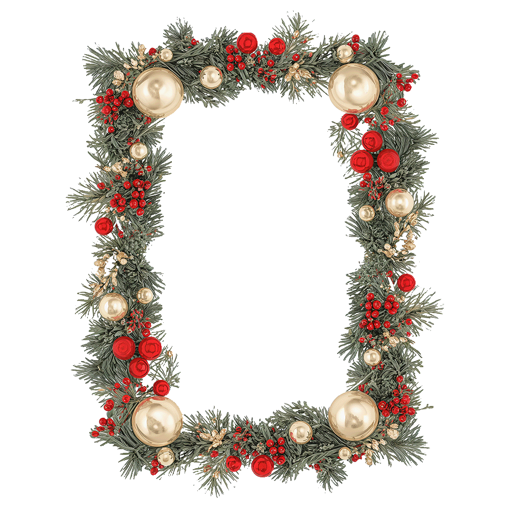 christmas wreath png transparent