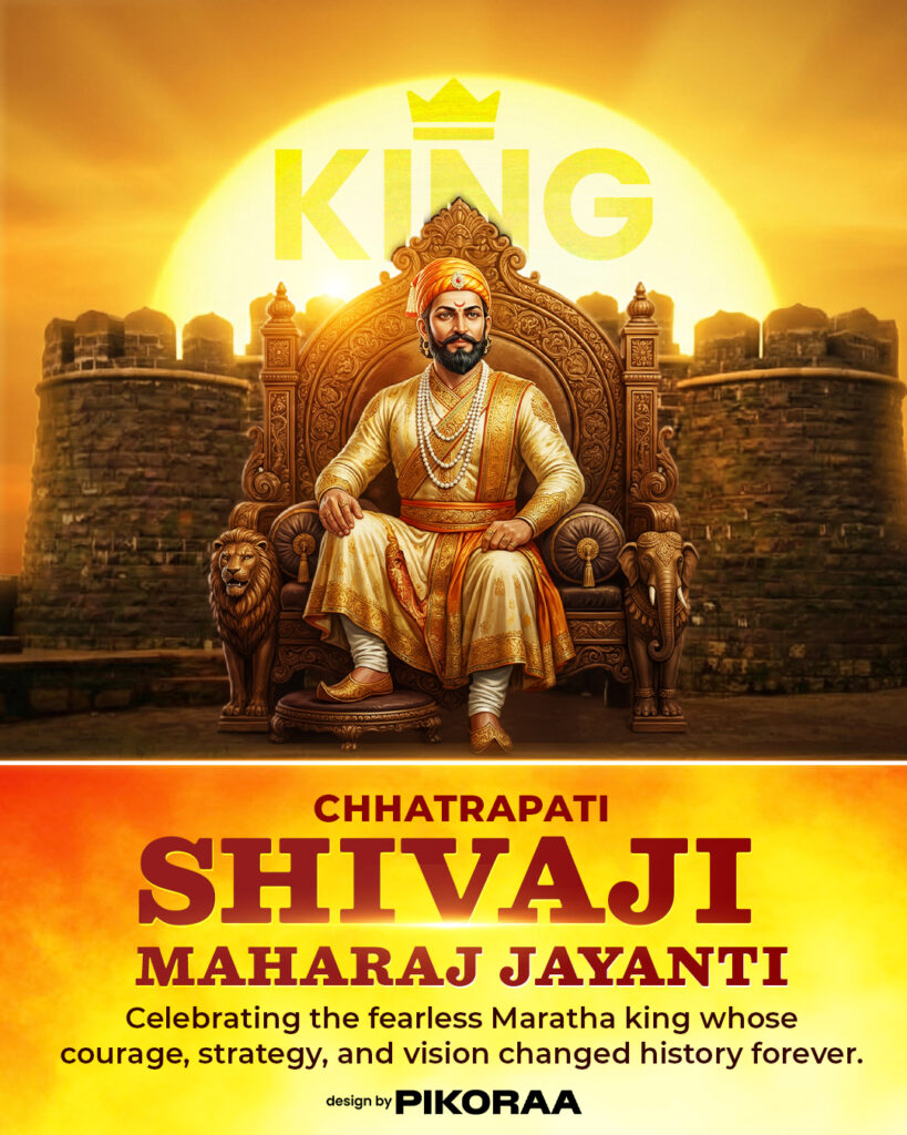 Chhatrapati Shivaji Maharaj Jayanti Poster PSD