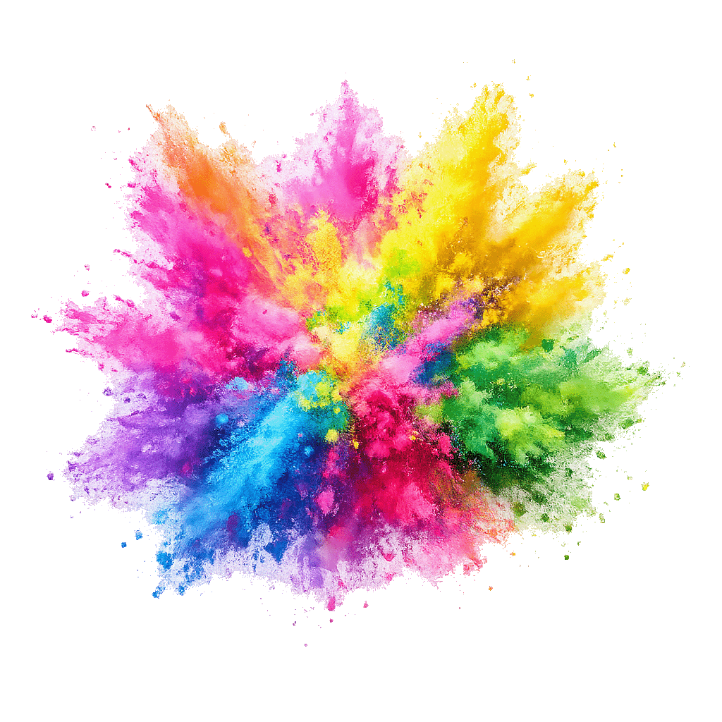 Holi Color Splash Powder PNG Free Download