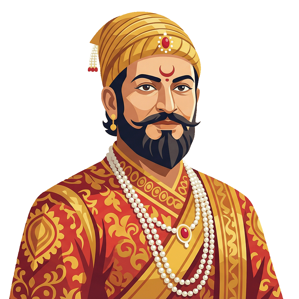 Shivaji Maharaj Vector PNG