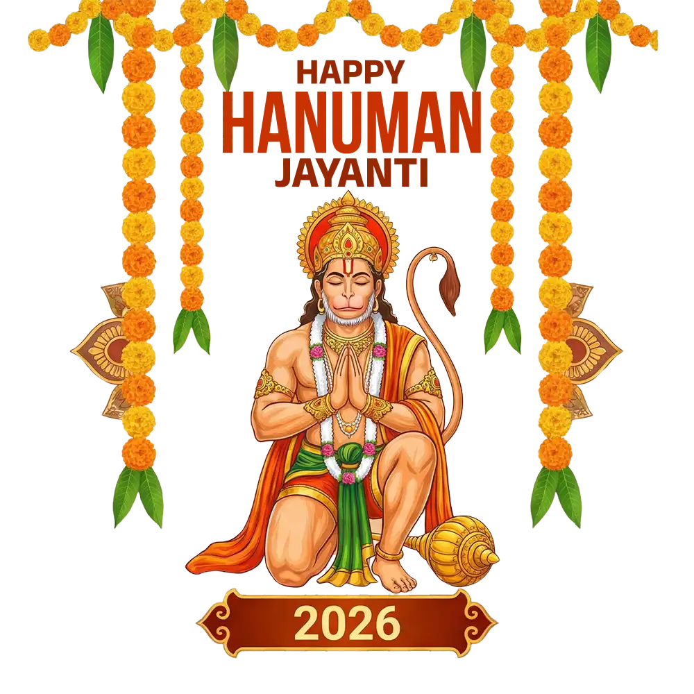 Happy Hanuman Jayanti 2026 PNG