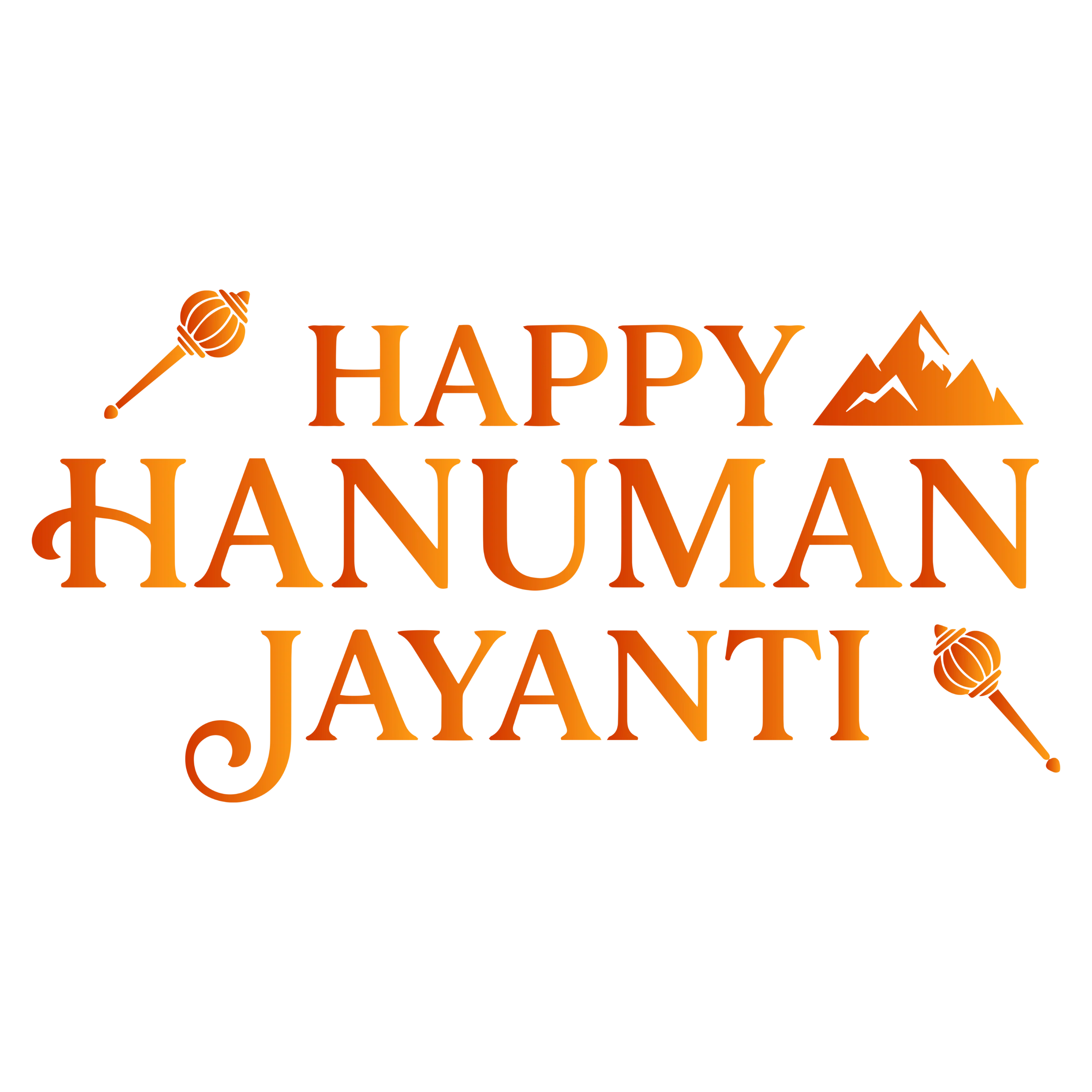 Happy Hanuman Jayanti PNG