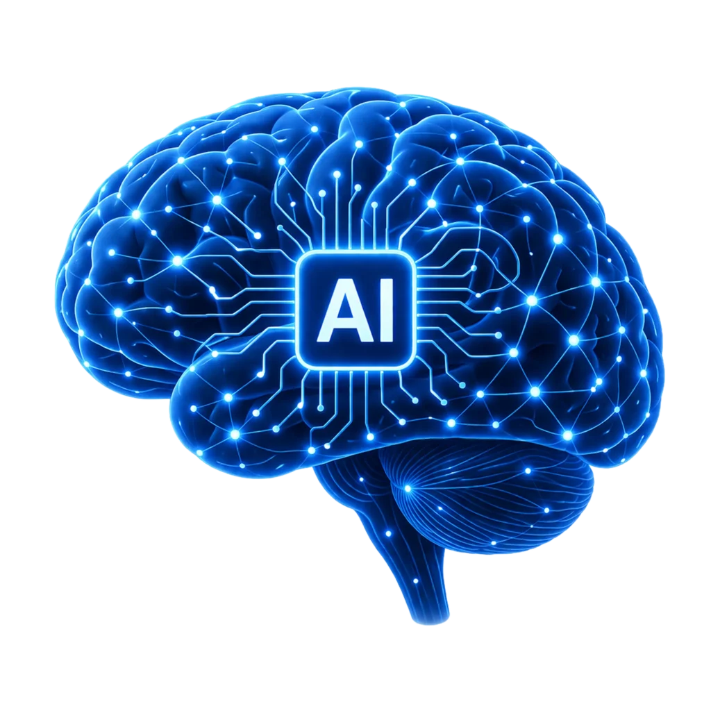 AI Brain PNG