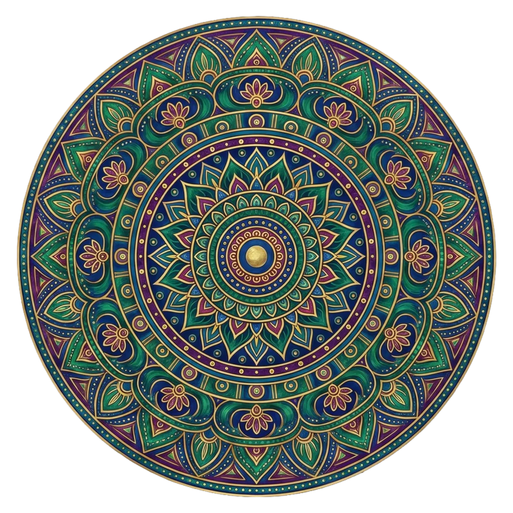 Colorful Mandala PNG