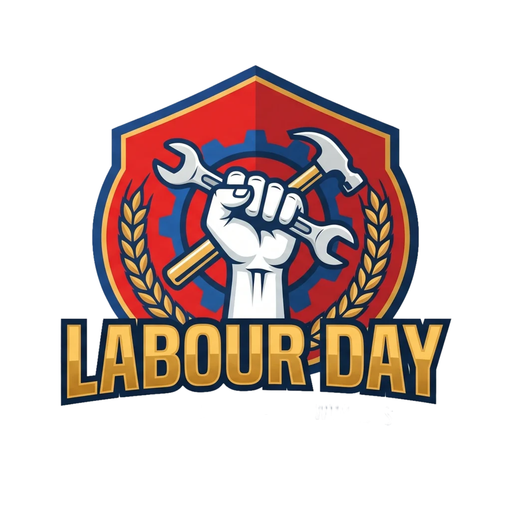 Labour Day Emblem Logo PNG