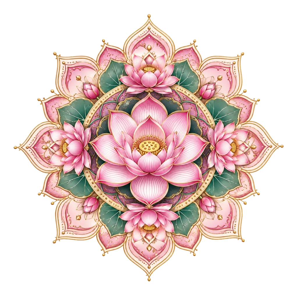 Lotus Mandala PNG