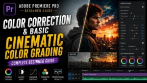 Adobe Premiere Pro Color Correction & Basic Cinematic Color Grading – Complete Beginner Guide